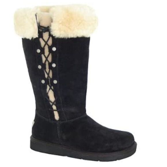 UGG Shoes - Black UGG 'Upside' Tall Australia Boots - 5